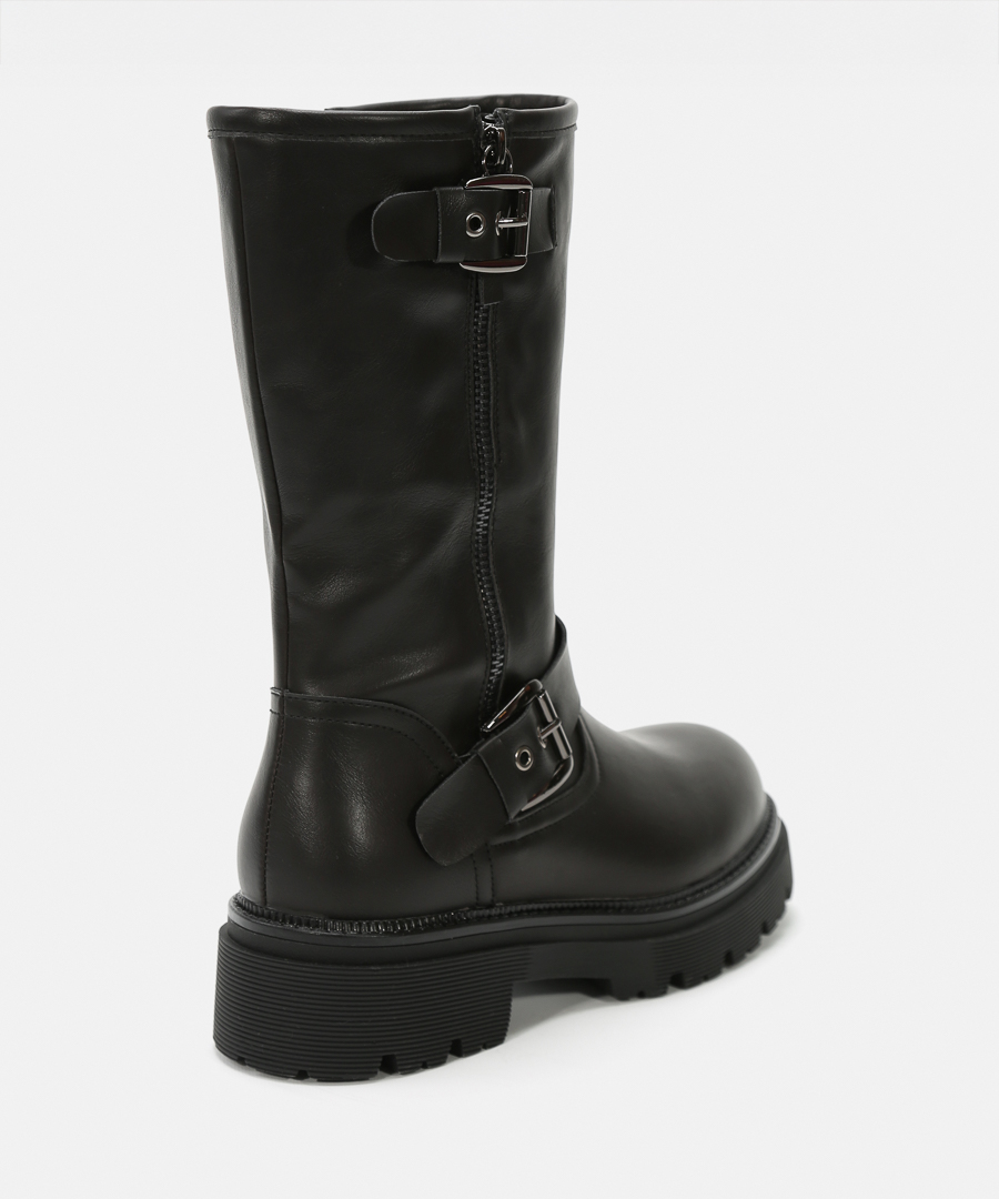 Botas biker negras image number null